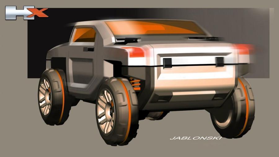 Эскиз Hummer HX Concept 2008 года  (фото 5 из 51)